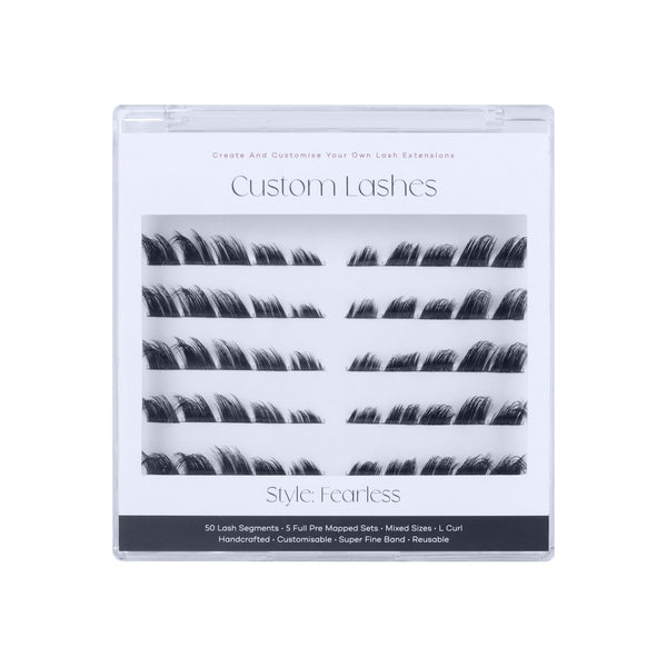 Fearless - 5 Pre Mapped False Eyelashes Custom Lashes Australia