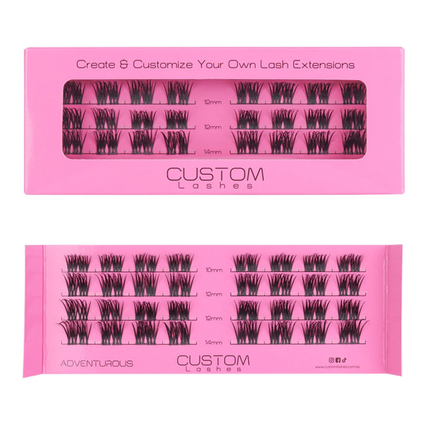 Adventurous - Tray False Eyelashes Custom Lashes Australia