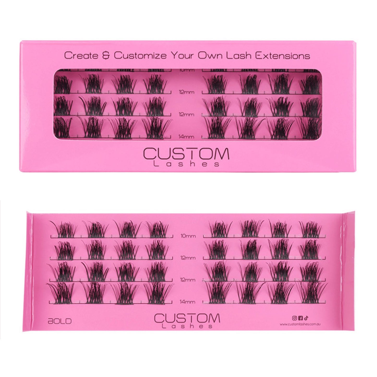 Bold - Tray False Eyelashes diy lash extension Custom Lashes Australia