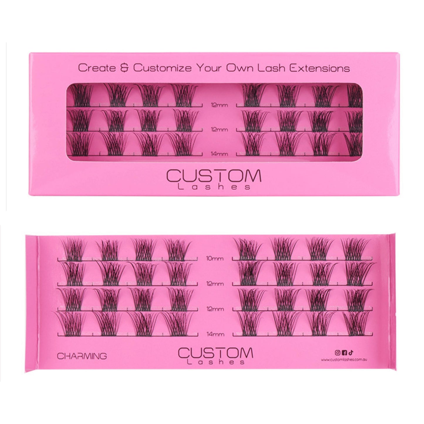 Charming - Tray False Eyelashes Custom Lashes Australia