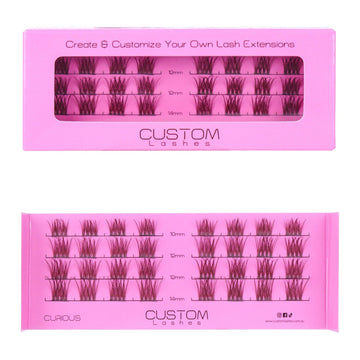 Curious - Tray (Brown) False Eyelashes Custom Lashes Australia