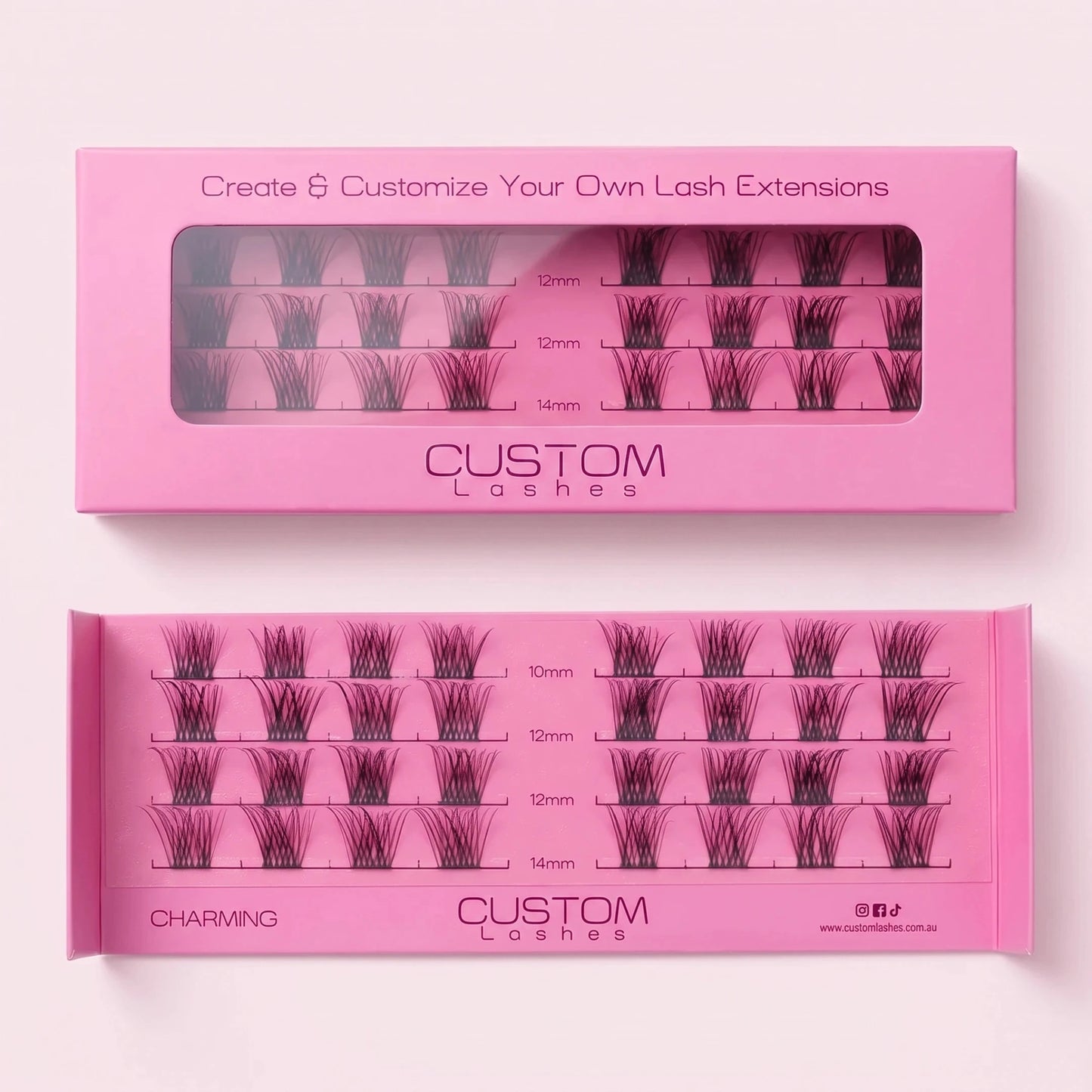 Charming - Tray False Eyelashes Custom Lashes Australia 