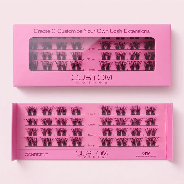 Confident - Tray False Eyelashes Custom Lashes Australia 