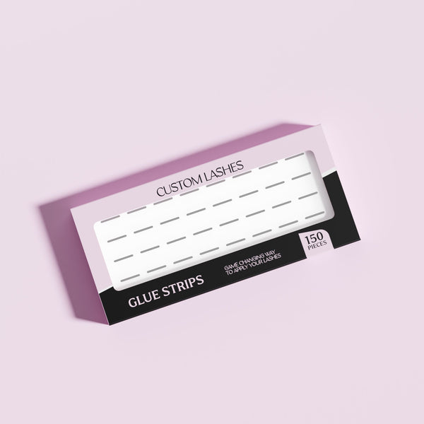 Glue strips - Black False Eyelash Adhesive Custom Lashes 