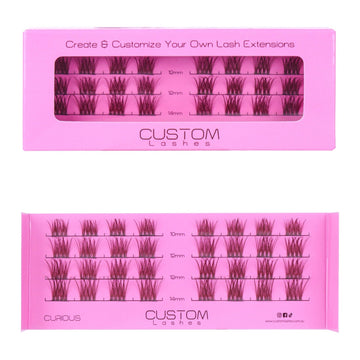 Curious - Tray (Brown) False Eyelashes Custom Lashes Australia 